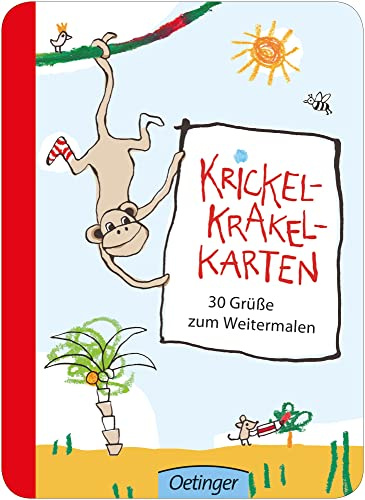 Krickel-Krakel-Karten. 30 Grüße zum Weitermalen
