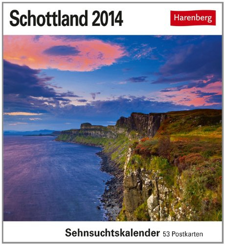 Schottland Sehnsuchtskalender 2014: Sehnsuchtskalender, 53 Postkarten