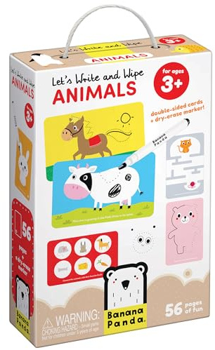 Banana Panda Let's Draw and Erase Animals 3+