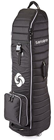 Samsonite 7084 Gesteppte Golf-Reiseabdeckung mit Spinner-Rädern, schwarz, 51”H x 17”W x 14”D