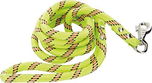 Laisse nylon corde 2 m noire largeur 13 mm environ pour chien/Zolux