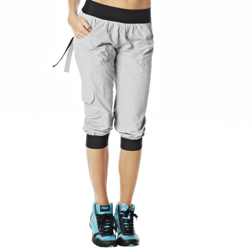 Zumba Fitness Damen Cargo Ultimate Orbit Capri Pants, Smoke, L