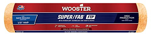 Wooster Brush RR924-14 Inch Super Fab FTP Roller Cover, 1/2-Inch Nap