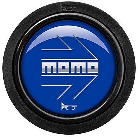 Momo sphoarwbluchf Push Button Arrow Logo. Polish blue-chr. 2 °C F