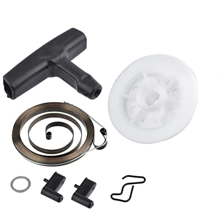 Cancanle Recoil Starter Pulley Hand Grip Pawl Spring Washer Set for Stihl 017 018 MS170 MS180 Chainsaw