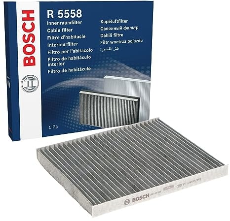 Bosch R5558 - Filtro abitacolo ai carboni attivi
