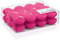 INNA-Glas Set di 24 Candele galleggianti/Lumini Ornella, Fucsia, Ø4,5cm, 4h - Candela di Cera/Candela Decorativa