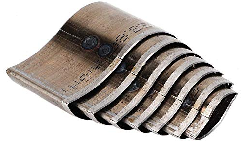 Ensemble de 7 Pièces Emporte-Pièce en Forme de Feuille, Outil de Découpe en Cuir HSS, DIY Artisanat