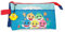 Baby Shark Happy Family Dreifaches Federmäppchen Blau 22x12x5 cms Polyester