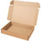 Pack 25 Versandkartons aus Kraftpapier, Selbstmontage für Handel und Postkarte, groß, 40 x 30 x 8 cm