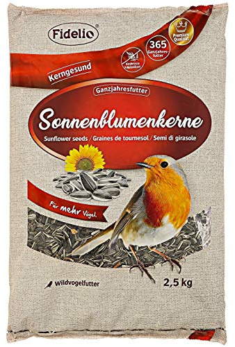 Fidelio Wildvogelfutter, Sonnenblumenkerne, 2,5 kg