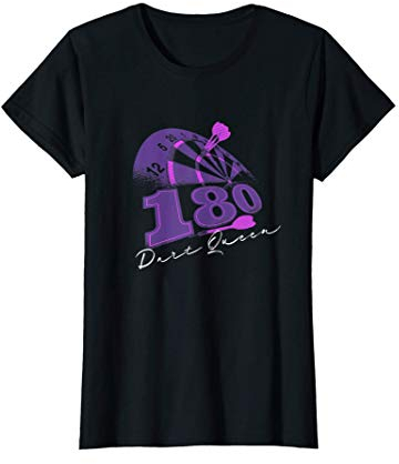 Dart Queen Dartclub Darts Dartspielerin T-Shirt