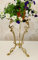 artissimo Barock Beistelltisch Messing Blumenständer Telefontisch 56,5cm x 31 cm Blumentisch Antik Jugendstill Neu