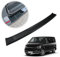 CHROMEMASTER | Ladekantenschutz Stoßstangenschutz Kompatibel mit VW T6 2015-2019; ABS-Kunststoff, Schwarz, Glänzend; Unsere Lackschutzleiste Sichert den Heckstoßfänger vor Kratzern Und Beschädigung ab