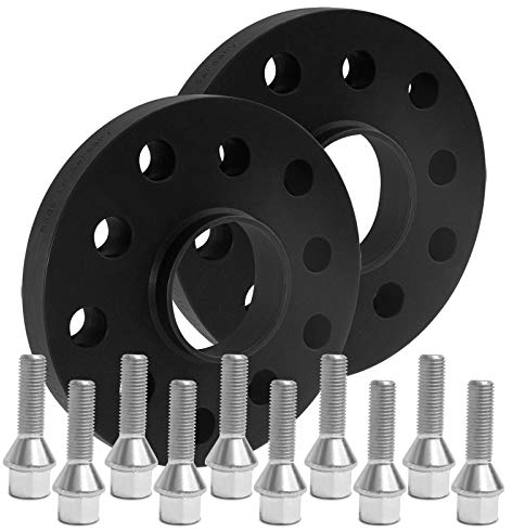 SilverLine by SCC BlackLine Spurverbreiterung 40mm (20mm) mit Schrauben silber 4x100 60,1mm - 12207W-4_M1215KE45S