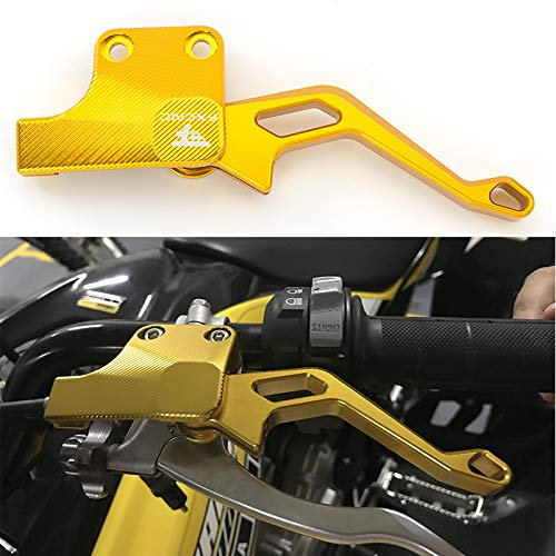 NICEDOLL Palanca de freno de estacionamiento CNC ATV para Raptor 125 250 360 660 700 YFM125R YFM250R YFM360R YFM660R YFM700R YFZ450 YZF450R 2004-2021 Aluminio dorado