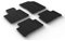 Gledring Satz Gummimatten kompatibel mit Kia Sorento IV (MQ4) Diesel 2020- (T Profil 4-teilig + Montage-clips)