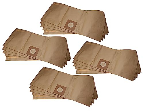 vhbw 20x Staubsaugerbeutel Ersatz für Kärcher 6.904-058.0, 6.904-065.0, 6.906-106.0, 4002667352047 für Staubsauger - Papier Braun