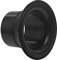 Ferleiss Drum Enhancer ABS Gummi Drum Kick Enhancer with Black Port Hole Protector, Mic Hole Drum , Black