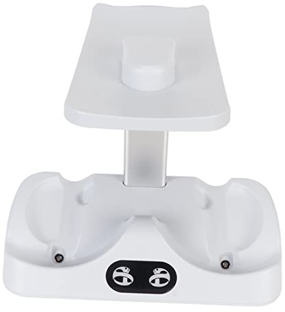 Estación de Carga del Controlador para PS5 VR2, Base de Carga Rápida y Segura para el Cargador del Controlador PS5, Soporte para Gafas VR, Reemplazo para la Estación de Carga PS5