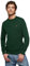 Polo Club Pull Basique à col Ras du Cou Vert Bouteille à Logo brodé Homme