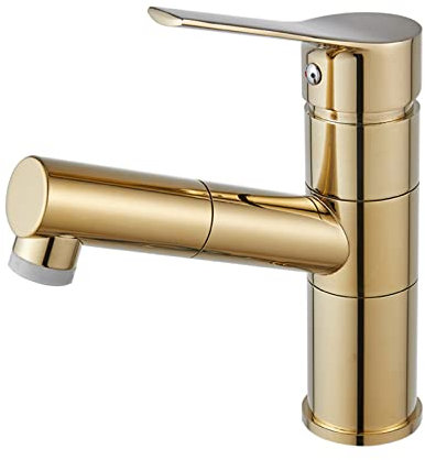 Rubinetti, Miscelatore lavabo con spruzzatore estraibile, Rubinetti lavabo Miscelatore lavabo Ottone Teles Miscelatore bagno