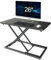 Aconcept 26 Black Lift Standing Desk Converter, Manual Adjustable Height Stand up Desk Riser, for Monitor and Laptop Workstation