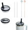 2 Couvercle de Gobelet 40,Couvercle de Remplacement pour Tasse,Couvercle Etanche Cup,Couvercle pour Cup,Remplacement Couvercle Cup,Cup Couvercle Étanche (noir)