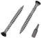 SKIR'CO (80 pz) Viti per legno in acciaio inox colore nero 4,0 x 40 mm, RAL 9005 Viti per truciolato A2, testa svasata Torx, viti tipo 17