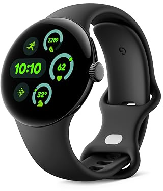 Google Pixel Watch 3 LTE Matte Black (Aluminium Case, 41mm) Obsidian Band (Ricondizionato)