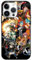 LOWBDGFU Coque pour Apple iPhone X/XS 5.8'', Anime One Piece Dragon Ball Black Clover Manga Motif Étui Protection Housse de Silicone TPU Mince Souple Antichoc Bumper Case, Noir