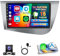 Roinvou 2+64G Schermo Radio per Seat Leon 2005-2012 Wireless CarPlay Android Auto, Android Autoradio 9 Pollici Stereo Auto Wi-Fi GPS Bluetooth EQ FM/RDS SWC Telecamera Posteriore