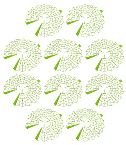 Juego de 10 soportes para plantas de fresa y trepadora para plantas de fresa en el jardín, resistentes a la intemperie y enrejado que ahorra espacio para cubrir frutas al aire libre