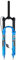Forcella Ammortizzata Mountain Bike 26 27.5 29 Forcella Ad Aria Corsa 120mm Forcella Bicicletta Bici Rimbalzo Regolabile Ultraleggera Forcella Anteriore Blu Freno A Disco QR 9x100mm(Straight Remote,26