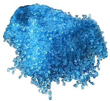 COLLBATH Sable Décoratif pour Aquarium Pierre de Gravier Bleu pour Décor de Poissons et Terrariums