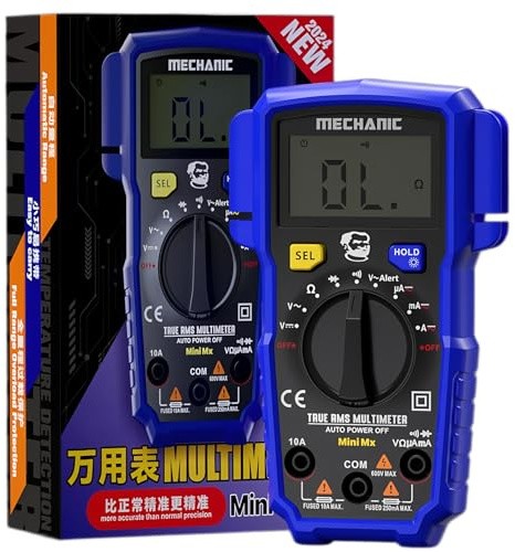 Mechanic Mini MX Multimeter Intelligent Anti-Burn NCV Measurement Function Selection LED Display Flashlight Automatic Standby