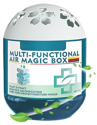 Indoor Luftreinigung Staub Entfernung Magic Box, 2026 New Multi-functional Air Magic Box, Reinigt die Luft, Langanhaltende Frische, Grün und Sicher (1Box)