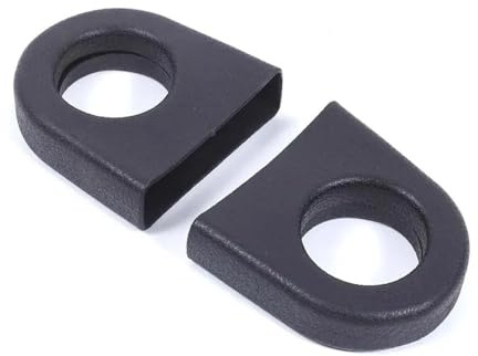VAHAKKRMVM Copertura del Gancio di Traino per Land Rover Defender 90 110 130 2020-2025 Auto Rimorchio Posteriore Gancio Traino Anello Protezione della Copertura(Nero)