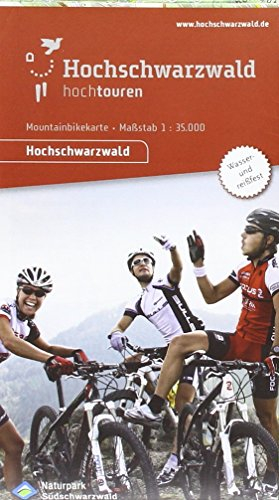 Hochtouren MTB-Karte Hochschwarzwald: Maßstab 1:35000, wasser-und reissfest mit 13 Tourenkärtchen