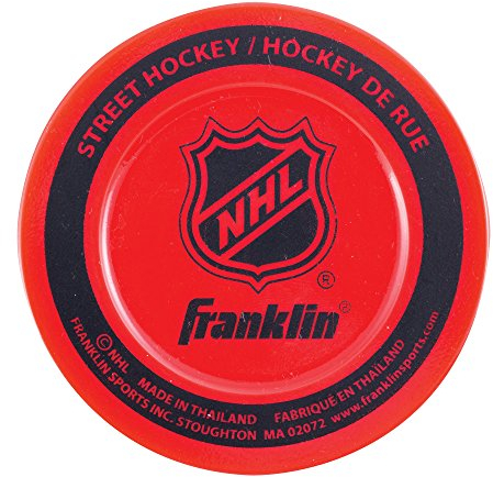 Franklin Sports Street Hockey Puck – NHL – Farben können variieren