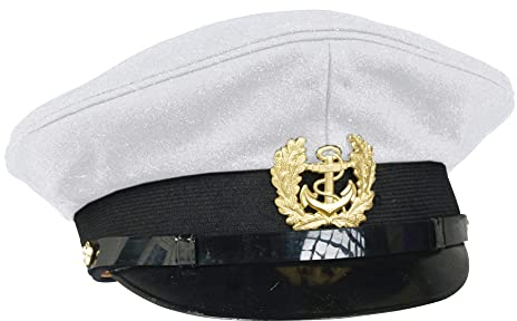 Mil-Tec Unisex Marine Visier, White Navy, 58 EU