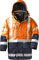 Elysee Warnschutz 4 in 1-Parka WALLACE, Wind-& Wasserdicht, marine / orange, Größe: L