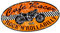 Finest Folia Adesivo motivi retrò vintage sticker Old School Ace Kult Rockabilly decorative per auto moto casco garage (#02 Cafe racer)