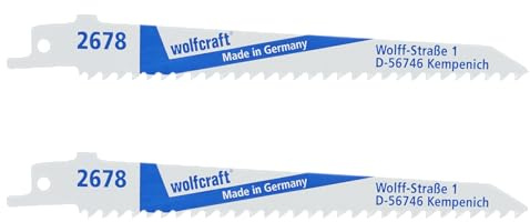 wolfcraft 2 Säbelsägeblätter BiM I 2678000 I optimal für das Ausschneiden alter Fenster