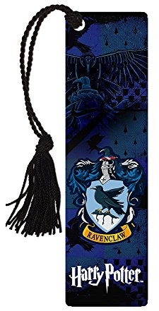 Harry Potter - Hogwarts-Haus - Ravenclaw - Glänzendes Lesezeichen mit Quaste zum Verschenken und Sammeln