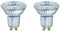 OSRAM Ampoule LED, Blanc Chaud, 2 Unité (Lot de 1)