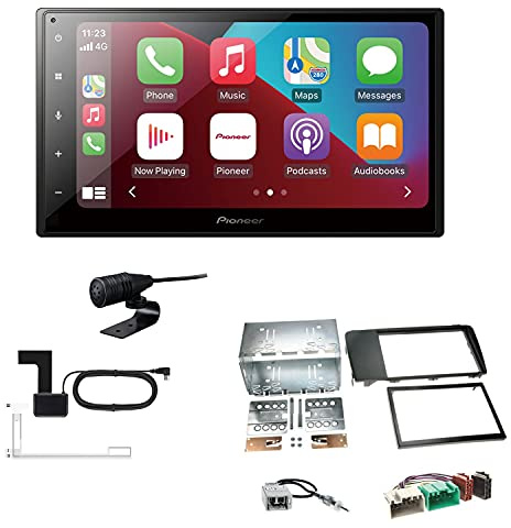 Pioneer SPH-DA160DAB 2-DIN Autoradio CarPlay Android Auto Bluetooth DAB USB passend für Volvo XC70 2004-2007 schwarz 2004-2007