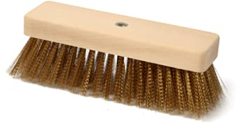 Recambio cepillo de horno 20 cm, de madera con inserto para montaje, cerdas de latón