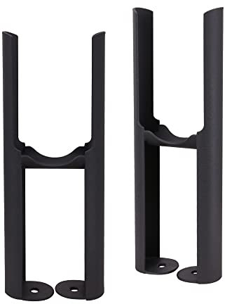 Warmehaus Traditional Radiator 2 Column Black Floor Mounting Legs 2PC/Set