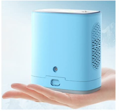 Generador de Concentrador de Oxígeno Portátil, Pulso y Oxígeno de Frecuencia Constante, Inhalador de Oxígeno de Alta Pureza al 96% 1-3 L/min, áreas de Gran Altitud por Encima de 5000m, 5 Gear.,B
